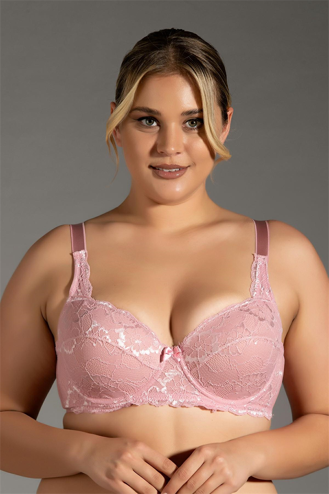 C&City Lace Unsupported Bra C18041 Dusty Rose